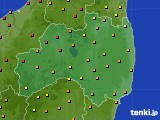 福島県のアメダス実況(気温)(2022年08月31日)
