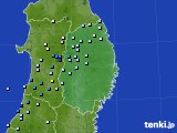 岩手県のアメダス実況(降水量)(2022年09月01日)