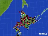 2022年09月02日の北海道地方のアメダス(日照時間)