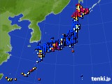 2022年09月02日のアメダス(日照時間)