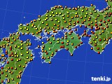 四国地方のアメダス実況(気温)(2022年09月02日)