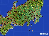 関東・甲信地方のアメダス実況(気温)(2022年09月04日)