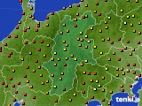 長野県のアメダス実況(気温)(2022年09月04日)