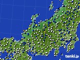 北陸地方のアメダス実況(風向・風速)(2022年09月06日)