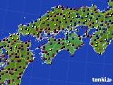 四国地方のアメダス実況(日照時間)(2022年09月07日)