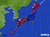 アメダス実況(日照時間)(2022年09月07日)