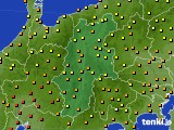 長野県のアメダス実況(気温)(2022年09月07日)