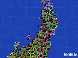 2022年09月10日の東北地方のアメダス(日照時間)