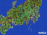 関東・甲信地方のアメダス実況(日照時間)(2022年09月10日)