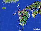 九州地方のアメダス実況(日照時間)(2022年09月11日)