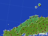 2022年09月11日の島根県のアメダス(気温)