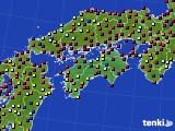 2022年09月12日の四国地方のアメダス(日照時間)