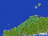 2022年09月12日の島根県のアメダス(気温)