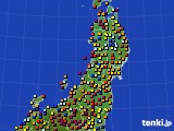 東北地方のアメダス実況(日照時間)(2022年09月13日)