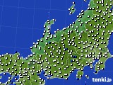 北陸地方のアメダス実況(風向・風速)(2022年09月15日)