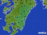宮崎県のアメダス実況(日照時間)(2022年09月16日)