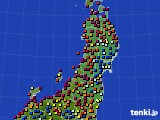 東北地方のアメダス実況(日照時間)(2022年09月17日)