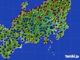 2022年09月17日の関東・甲信地方のアメダス(日照時間)