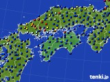 四国地方のアメダス実況(日照時間)(2022年09月17日)