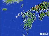 九州地方のアメダス実況(日照時間)(2022年09月17日)