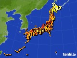 アメダス実況(気温)(2022年09月17日)