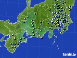 東海地方のアメダス実況(降水量)(2022年09月18日)
