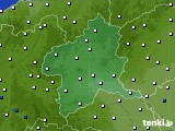 群馬県のアメダス実況(風向・風速)(2022年09月18日)
