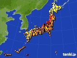アメダス実況(気温)(2022年09月19日)