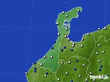 石川県のアメダス実況(風向・風速)(2022年09月19日)