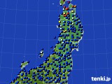 東北地方のアメダス実況(日照時間)(2022年09月20日)