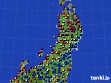 2022年09月21日の東北地方のアメダス(日照時間)