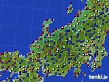 2022年09月21日の北陸地方のアメダス(日照時間)