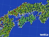 2022年09月22日の四国地方のアメダス(日照時間)