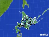 北海道地方のアメダス実況(降水量)(2022年09月23日)
