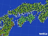 2022年09月23日の四国地方のアメダス(日照時間)