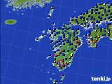 九州地方のアメダス実況(日照時間)(2022年09月23日)