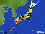 アメダス実況(気温)(2022年09月23日)