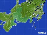 東海地方のアメダス実況(降水量)(2022年09月24日)