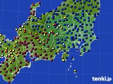 関東・甲信地方のアメダス実況(日照時間)(2022年09月24日)