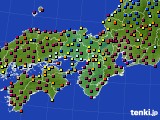 近畿地方のアメダス実況(日照時間)(2022年09月24日)