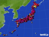 アメダス実況(日照時間)(2022年09月25日)