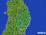 2022年09月27日の岩手県のアメダス(日照時間)