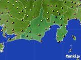 静岡県のアメダス実況(気温)(2022年09月28日)