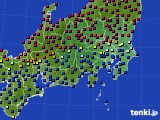 2022年09月29日の関東・甲信地方のアメダス(日照時間)