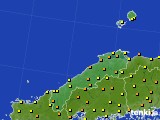 2022年09月29日の島根県のアメダス(気温)