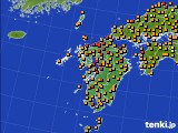 九州地方のアメダス実況(気温)(2022年10月03日)