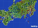 2022年10月04日の東海地方のアメダス(日照時間)