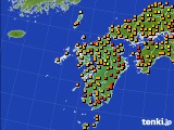九州地方のアメダス実況(気温)(2022年10月04日)