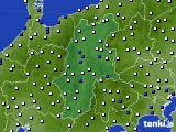 長野県のアメダス実況(風向・風速)(2022年10月04日)