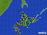 2022年10月05日の北海道地方のアメダス(日照時間)